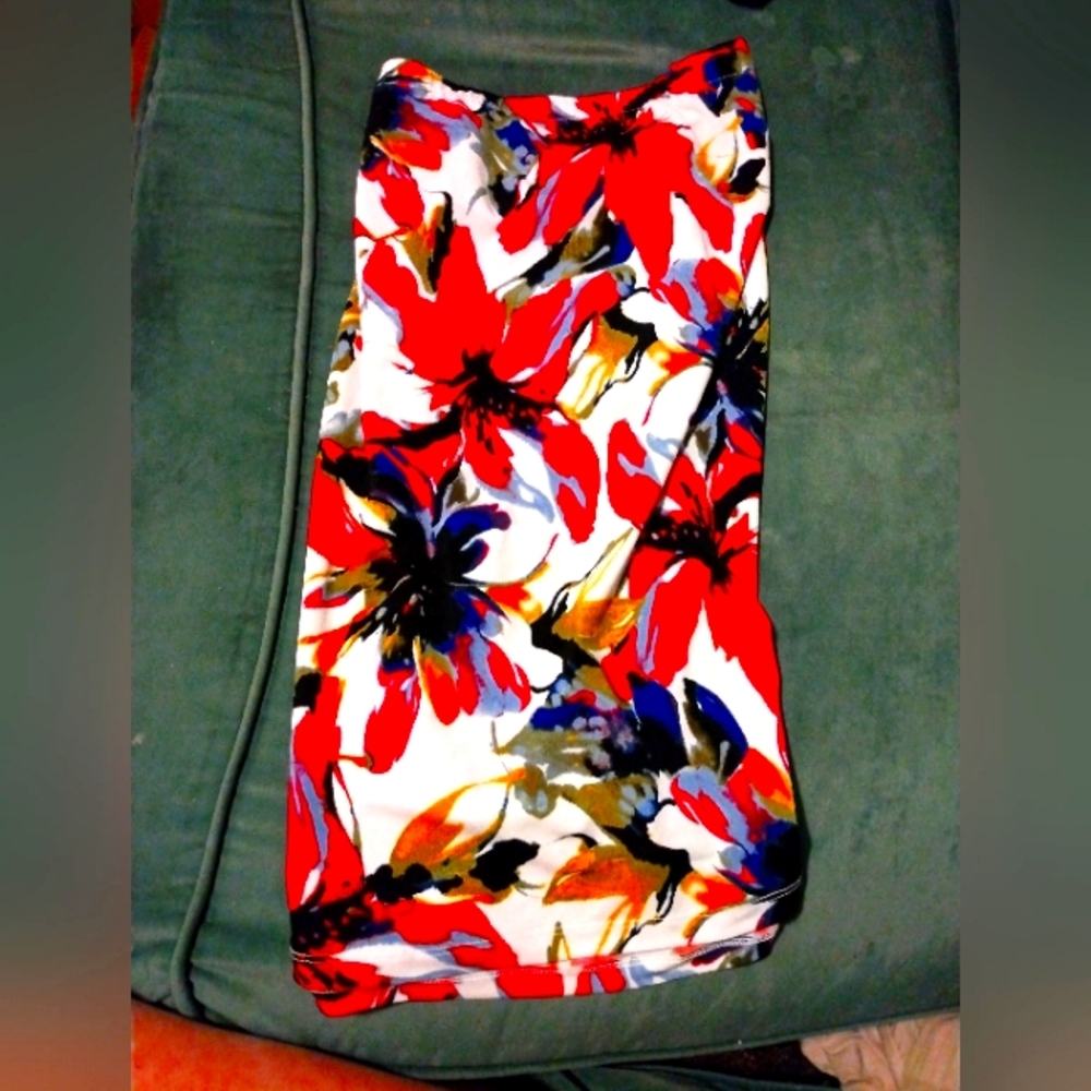 beautiful floral skirt